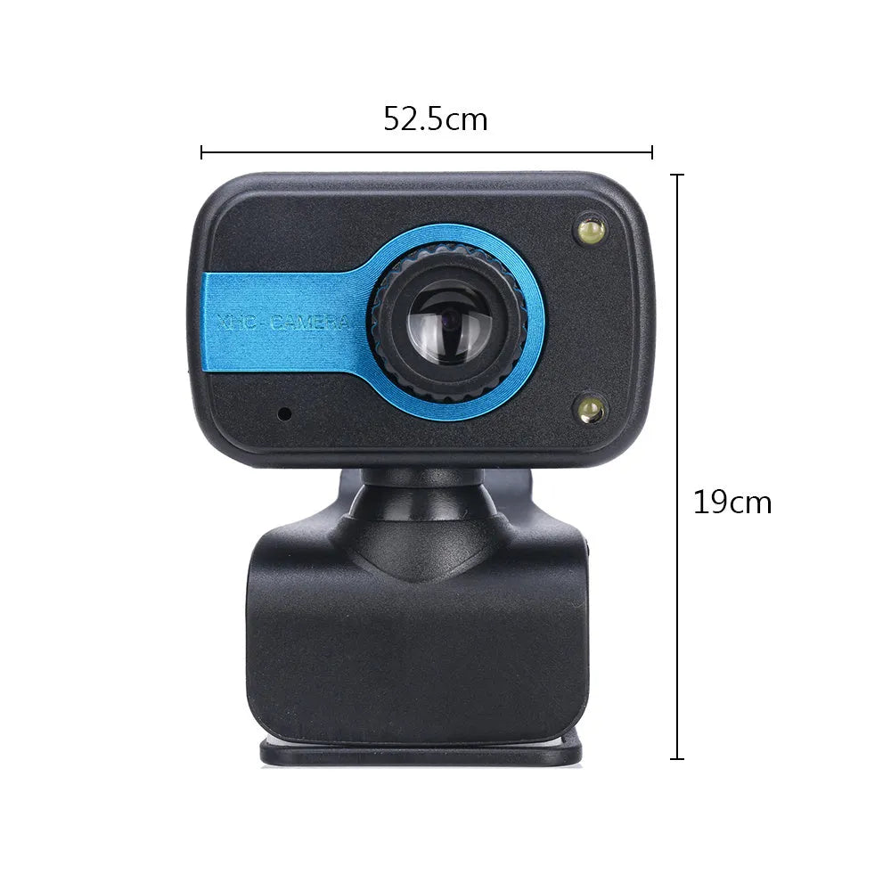 Mini USB driverless video camera with rotating function in blue, red or white colour options