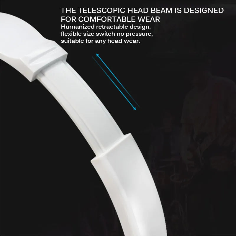 Black foldable wired over-ear headphones with an adjustable headband and a 3.5mm plug.