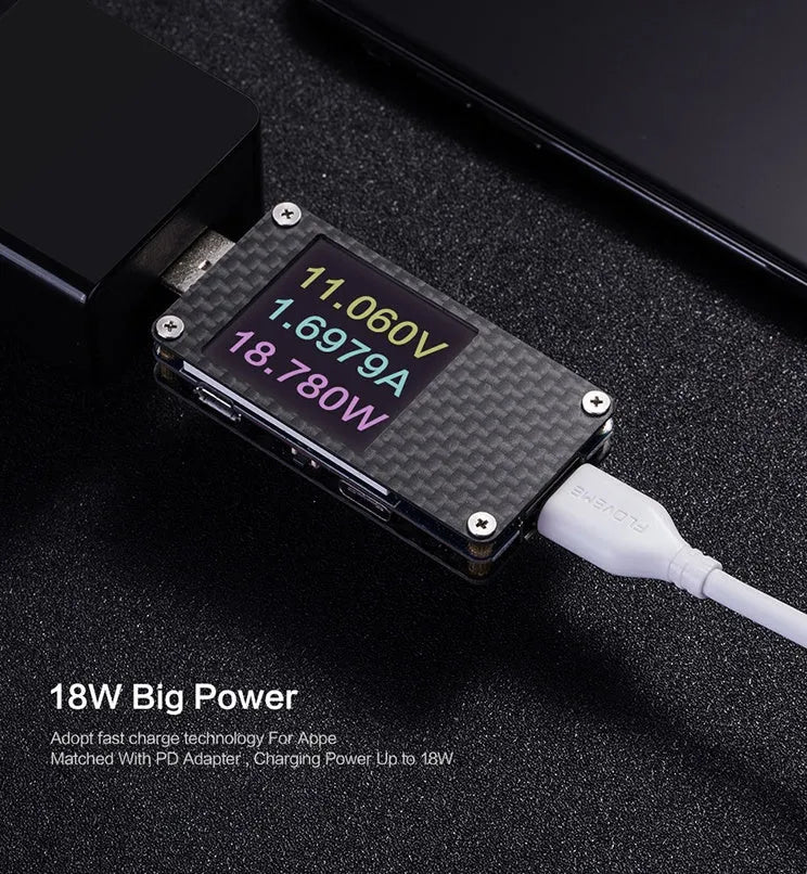 White nylon-braided USB-C to Lightning charging cable for iPhone, 1 metre long