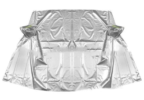 Car windshield frost cover 169x238cm black silver universal fit for outdoor protection