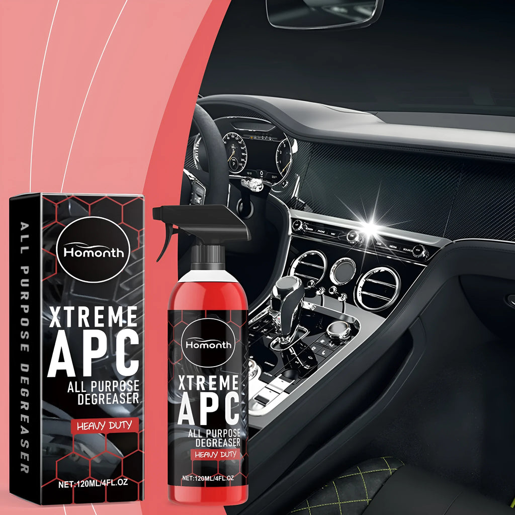 Car multifunction detergent 120ml bottle for cleaning fabric seats and steering wheels