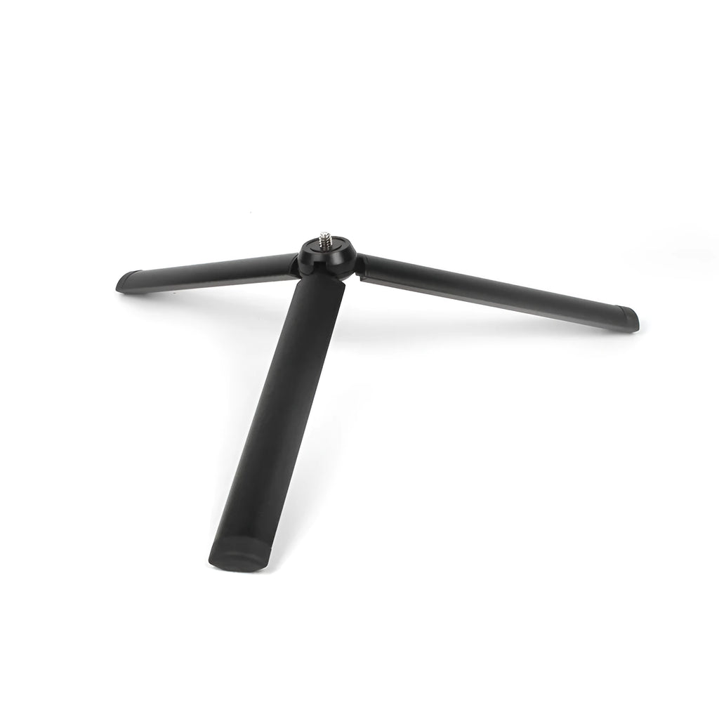 Black aluminium alloy tripod and handheld stabiliser for Apple iPhone mobile phones