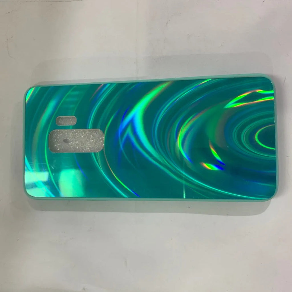 Rainbow glitter gradient smartphone back cover case for iPhone and Samsung phones.