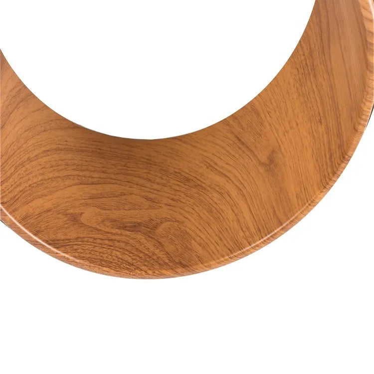 Back bending weight-bearing high yoga wooden yoga ring with cork surface on fitness mat