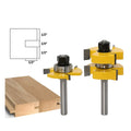 Carbide T-slot woodworking milling cutter with straight handle and 8 mm shank