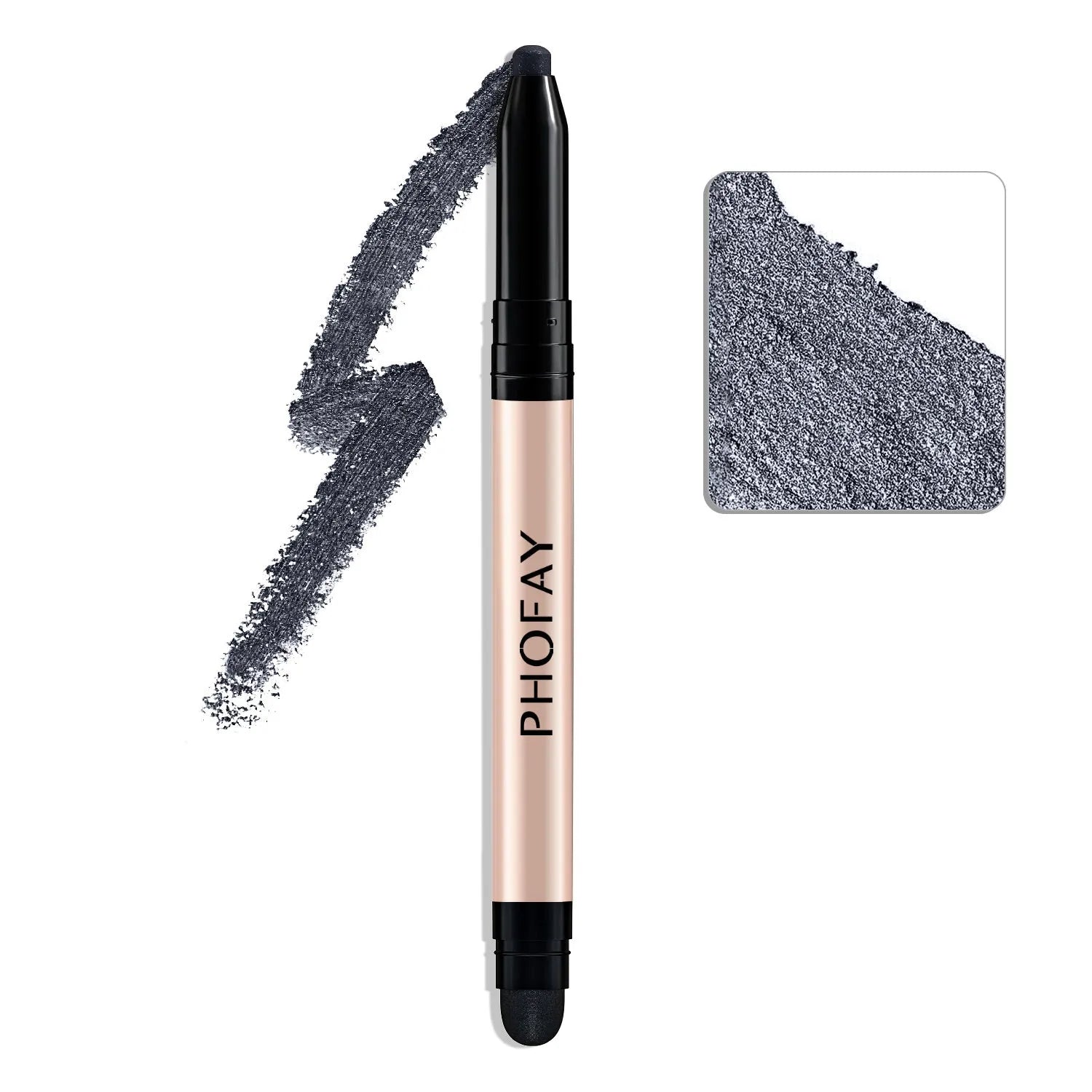 PHOFAY waterproof eyeshadow stick 0.6g with built-in smudger in multiple colour options