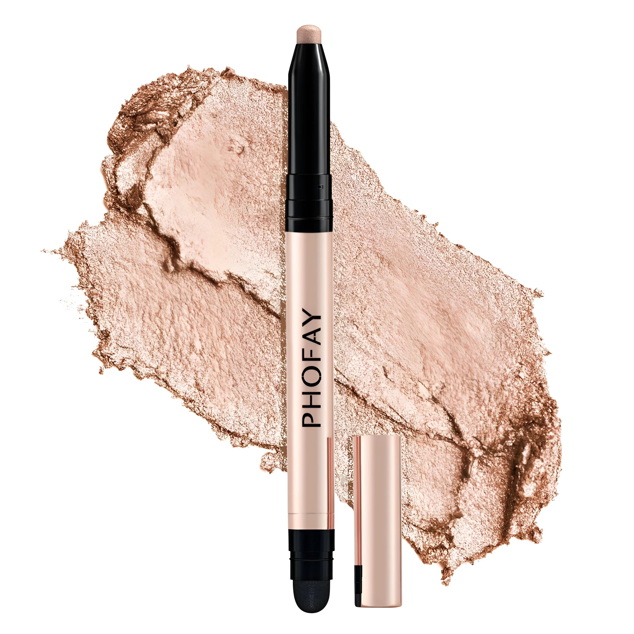 PHOFAY waterproof eyeshadow stick 0.6g with built-in smudger in multiple colour options