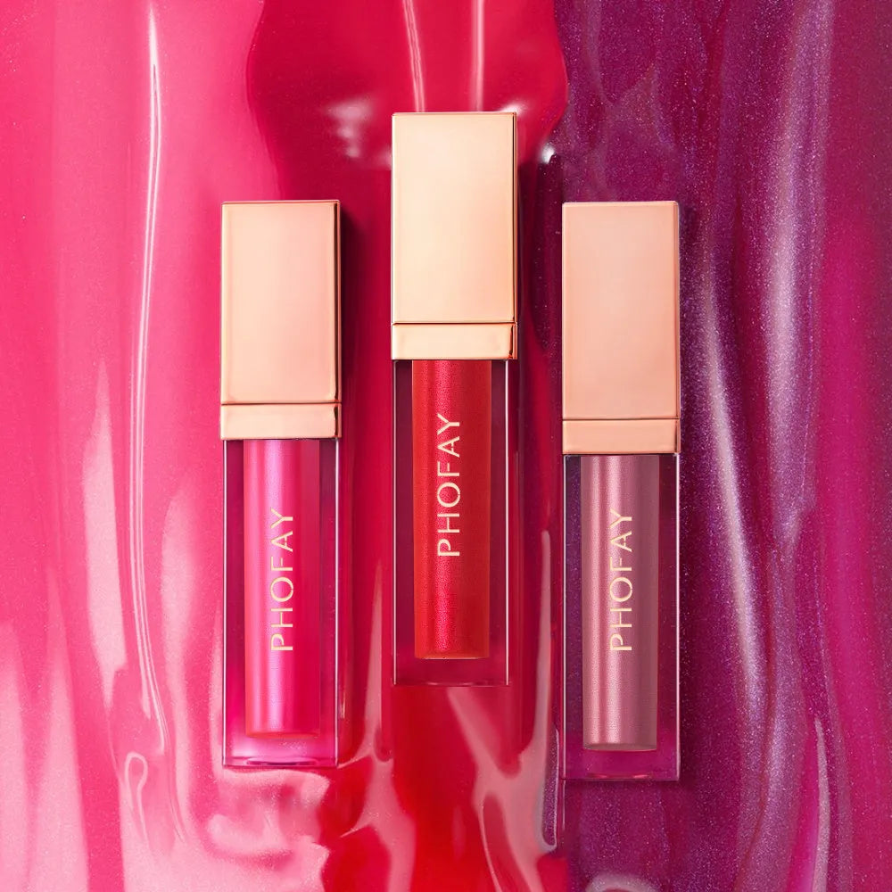 PHOFAY ultra-glossy lip gloss 6ml tube with high-shine finish