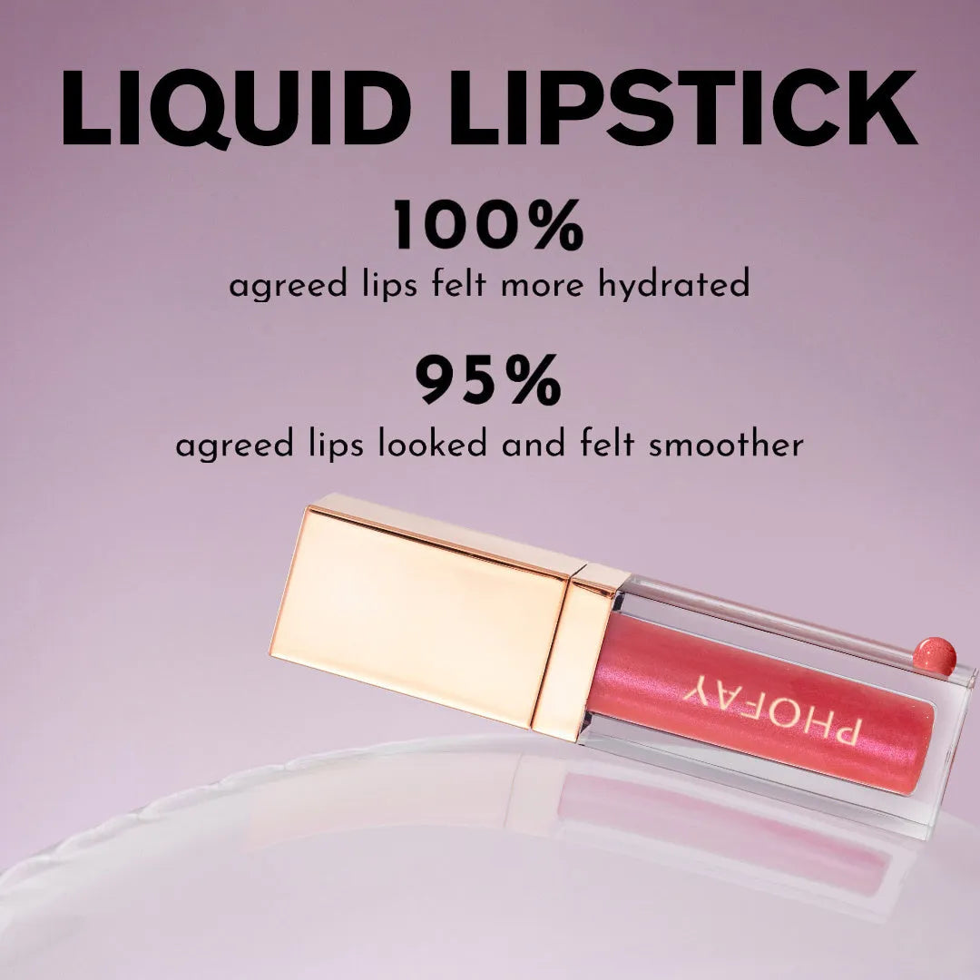 PHOFAY ultra-glossy lip gloss 6ml tube with high-shine finish