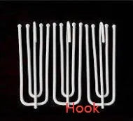 Blackout curtain panel with choice of hook, Korean hook, or ring heading styles