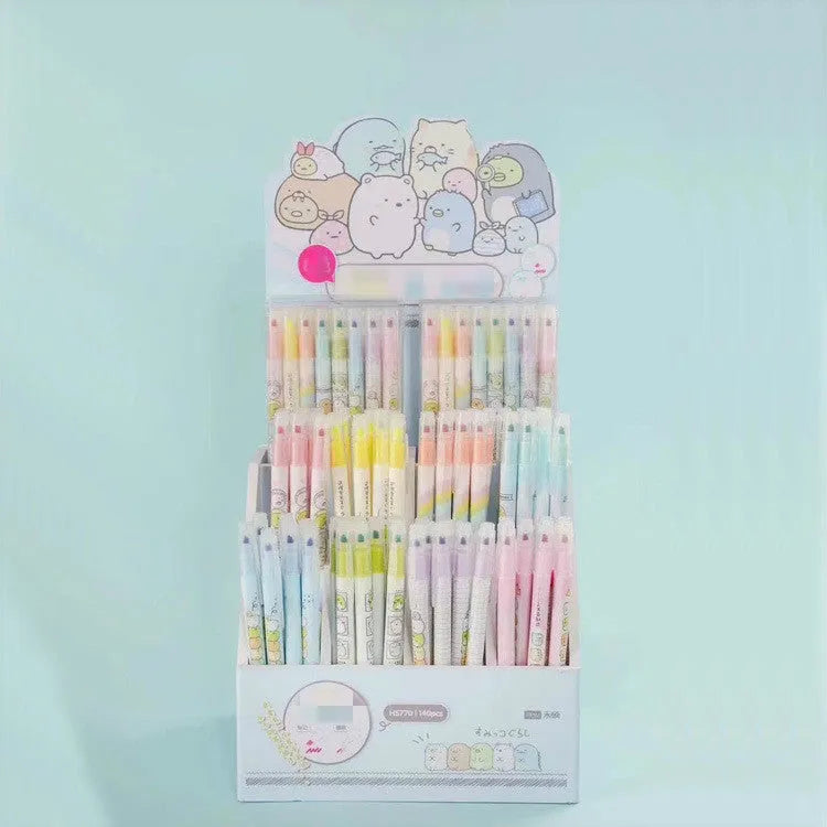 Erasable highlighter neutral pen set, 16cm plastic pens, starts with eight sets for study and office use