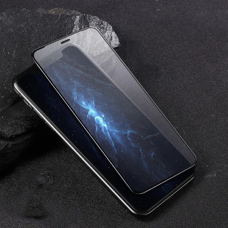 Tempered glass screen protector for Apple iPhone with anti-fingerprint and anti-drop features