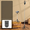 Z6S 1.6m Bluetooth selfie stick tripod with round light and phone holder on a desk