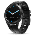 S20 sleep smart fitness bracelet with 1.28-inch colour screen on a wrist, shown in black, grey, and pink colour options.