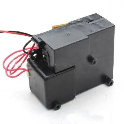 Black ABS plastic smoke generator box accessory for 1:16 scale RC model tanks.