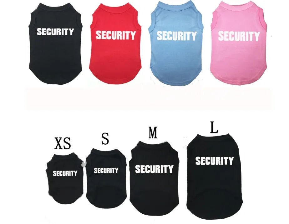 Casual printed dog T-shirt in polyester cotton blend available in ten colours and sizes XS to 3XL