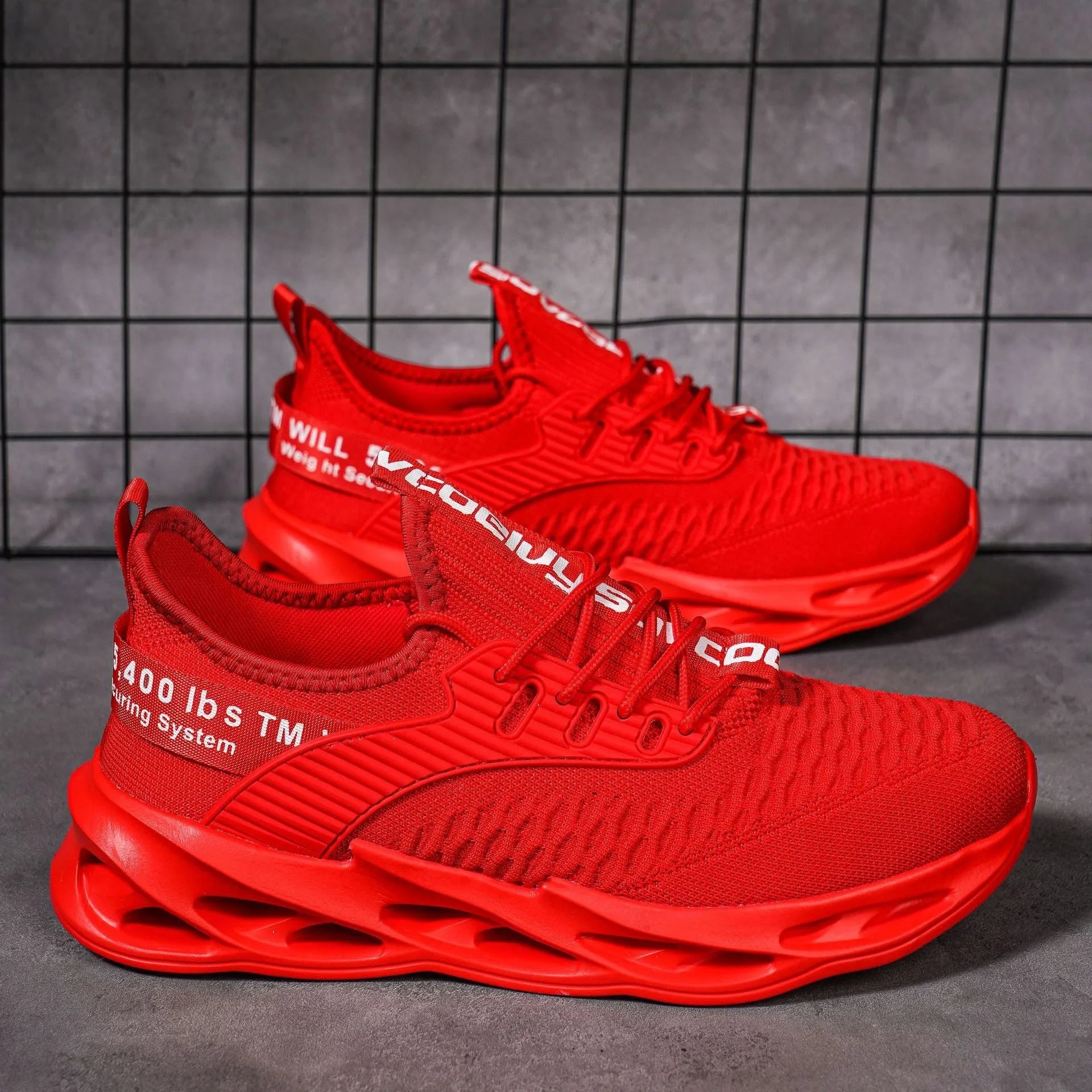 Women's FlyKnit casual shoes with mesh upper in solid colour options