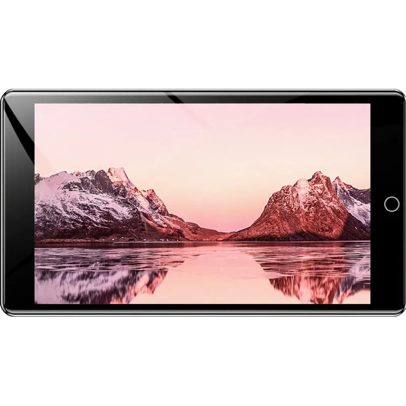 Black Ruizu H1 slim MP3 MP4 player with 4-inch touch screen display on a dark background.
