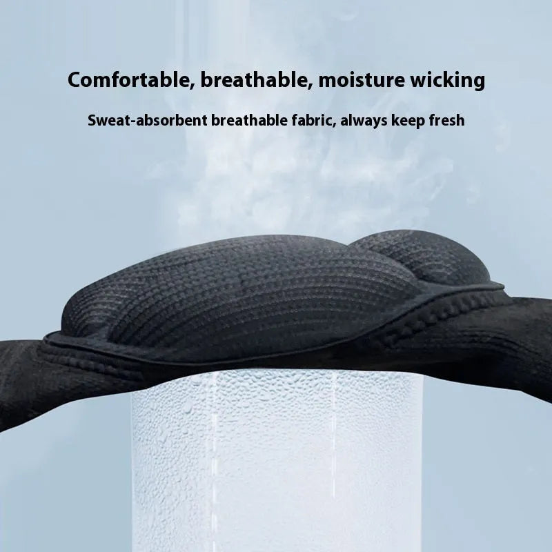 A pair of thick black and blue sponge kneepads for dance and sports knee protection.