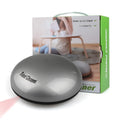 Silver mini automatic vacuum cleaning robot with compact 18cm dimensions for small spaces