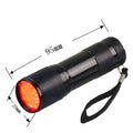 Black aluminium alloy Smart Vein Locator device with red LED lights for medical vein finding