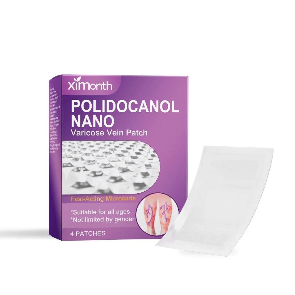 Four micro needle adhesive nursing bandages for legs with herbal extracts