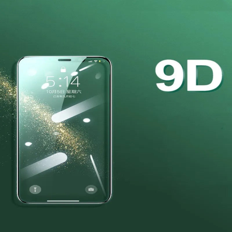 Tempered glass screen protector for Apple iPhone with anti-fingerprint and anti-drop features