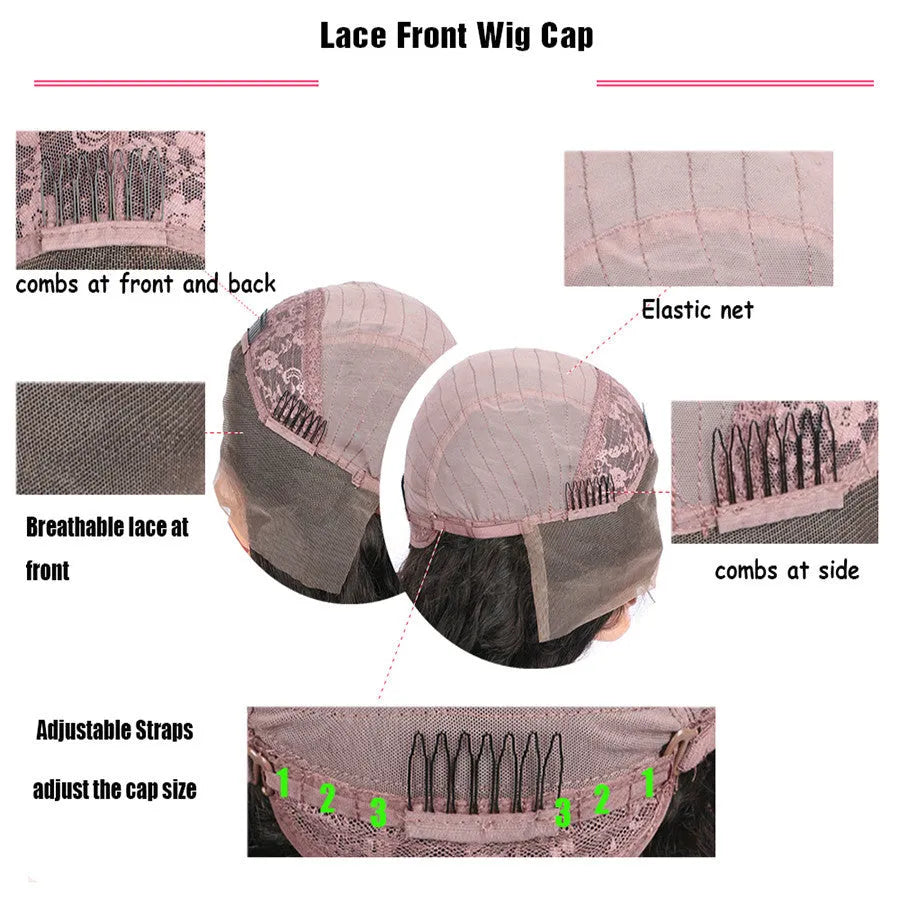 Side split gradient coffee colour wig in high temperature silk fibre, approximately 70cm long