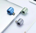 USB mini diffuser car air purifier in grey, peacock blue, military green, orange and lemon, solid fragrance portable design