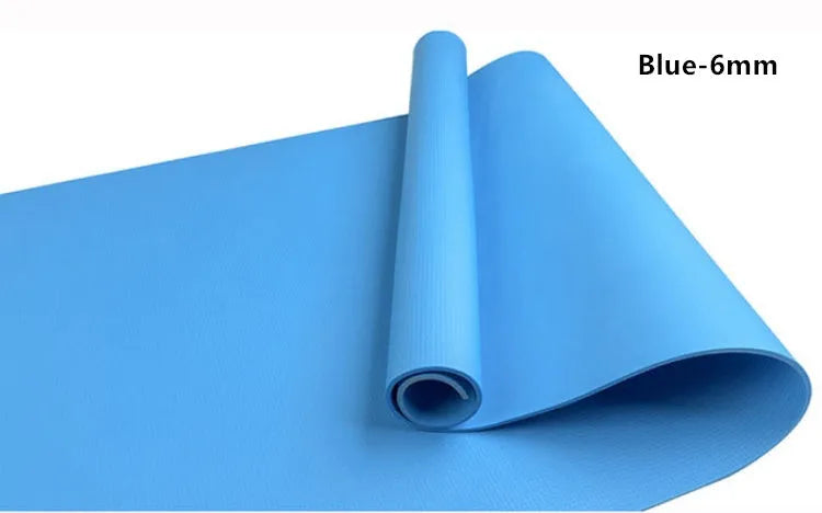 4mm thick EVA yoga mat in multiple colours with anti-skid surface measuring 173 by 61 centimetres