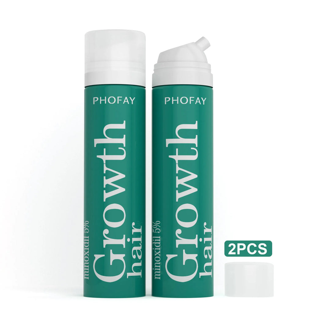 CH004 Minoxidil 5% Anti-Hair Loss Mousse 60ml aerosol canister with applicator nozzle