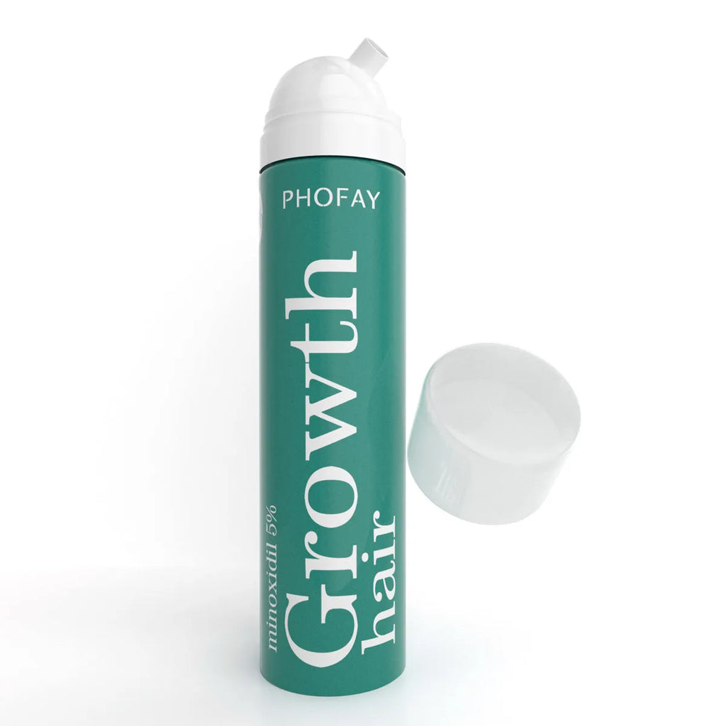 CH004 Minoxidil 5% Anti-Hair Loss Mousse 60ml aerosol canister with applicator nozzle