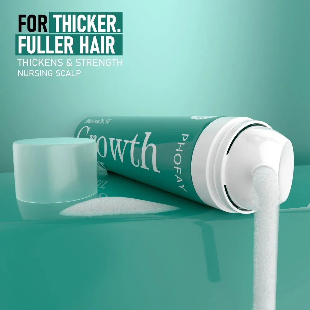 CH004 Minoxidil 5% Anti-Hair Loss Mousse 60ml aerosol canister with applicator nozzle