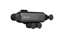 Universal car phone holder attached to vehicle air vent with smartphone securely mounted