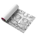 Acid tour colour creative painting book measuring 200mm in length with paper pages