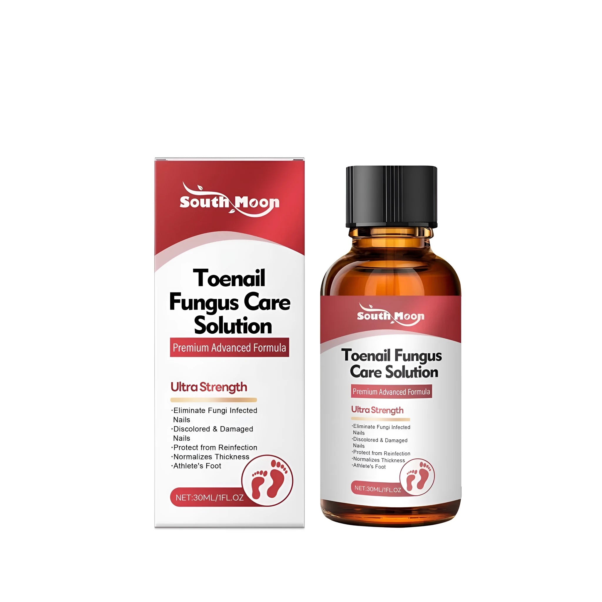 Nail fungus repair solution 30ml lotion bottle with botanical extracts and urea ingredients