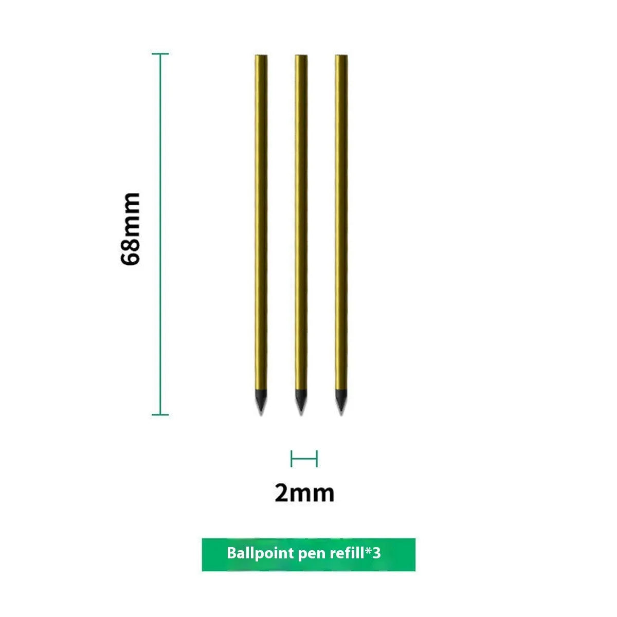 Loose leaf notebook refill pack with 64 sheets of Zodiac Forest Paper and metal-core pen refills for 6-hole binders.