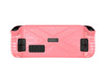 Red, blue, and black soft silicone TPU protective covers for a Steam Deck game console.