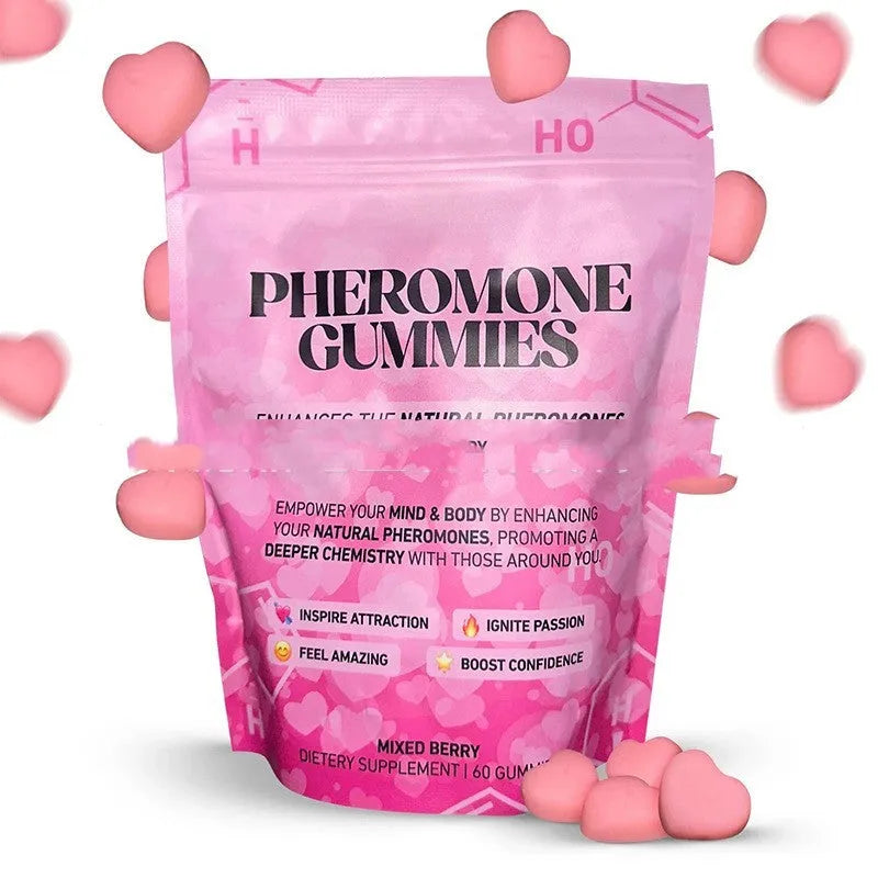 60 pieces of pheromone soft candy in sealed storage packaging for adult supplement
