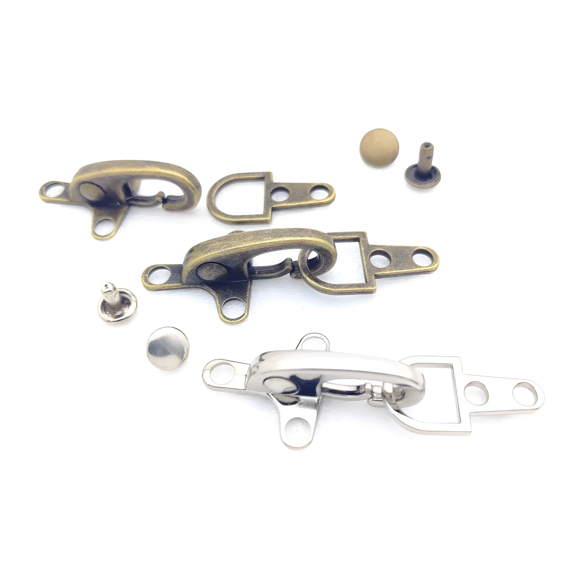 Alloy metal aircraft buckle decoration in bronze gold gun or silver finish