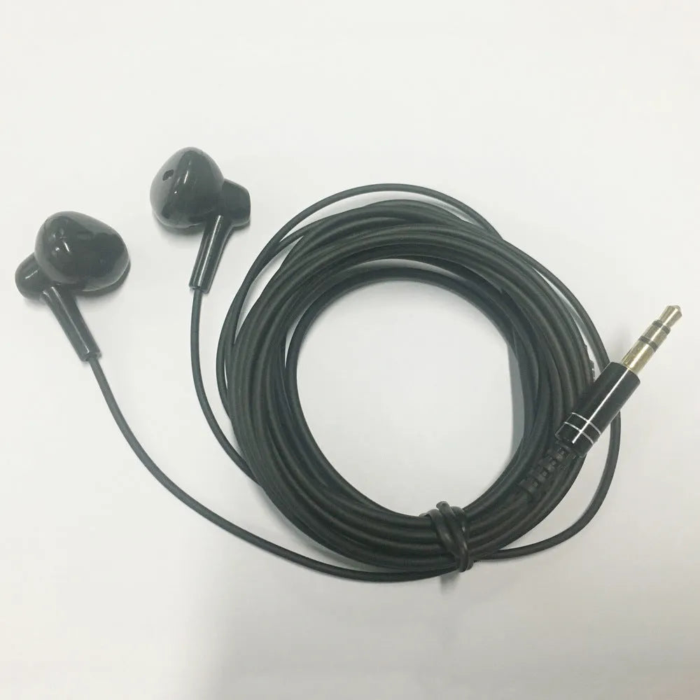 K-song in-ear wired monitoring earphones with TPE cable and clip, available in black