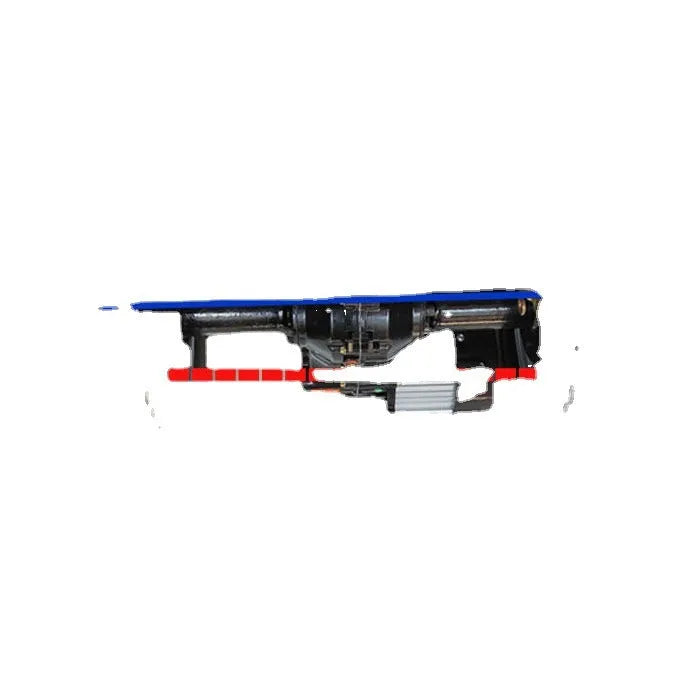 48V low-speed rear axle trolley conversion set with motor, pneumatic tyres, controller, and turn handle for electric trolley modification