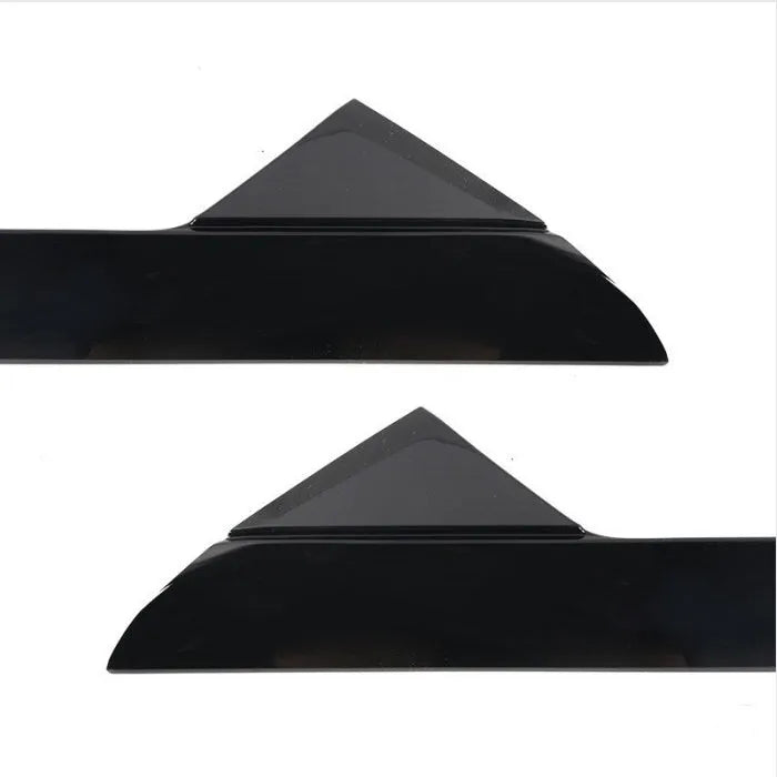 Black Ford front windshield trim panel set for BB5Z-7803144-AA or BB5Z-7803145-AA replacement