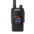 Black Interphone waterproof aviation full band motorcycle communication system with dustproof function