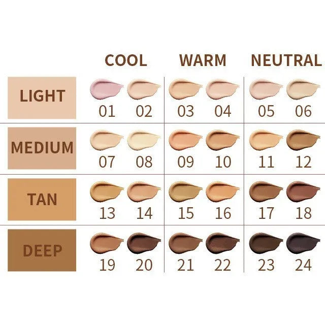 Waterproof concealer pen contour stick with 24 colour shades for sweatproof coverage and nose shadow makeup.