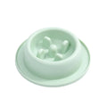 PP pet slow food bowl, 17 x 4.5cm, in pink, blue, or green, single bowl