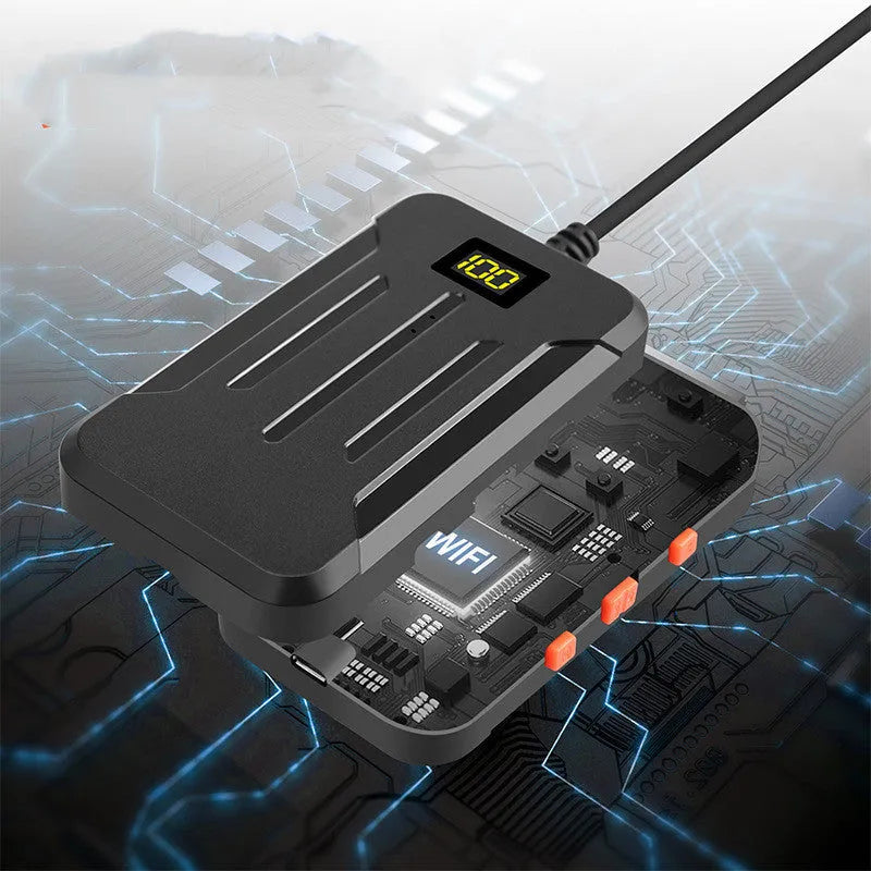 F300 wireless dual lens endoscope with 5.5mm and 8mm IP68 waterproof probes and accessories