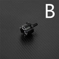 Aluminium alloy black 6mm screw cap cover seat cushion seat pack nut for chair fixing
