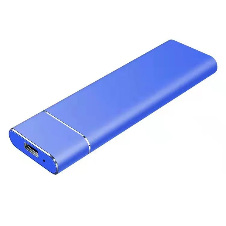 Ultra-thin metal mobile hard disk in black, blue, orange, red, or silver with 6TB capacity