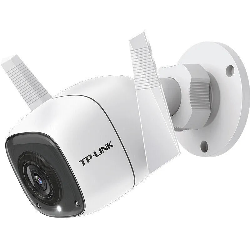 Outdoor security webcam with 1080p HD, infrared night vision and 4mm wide-angle lens